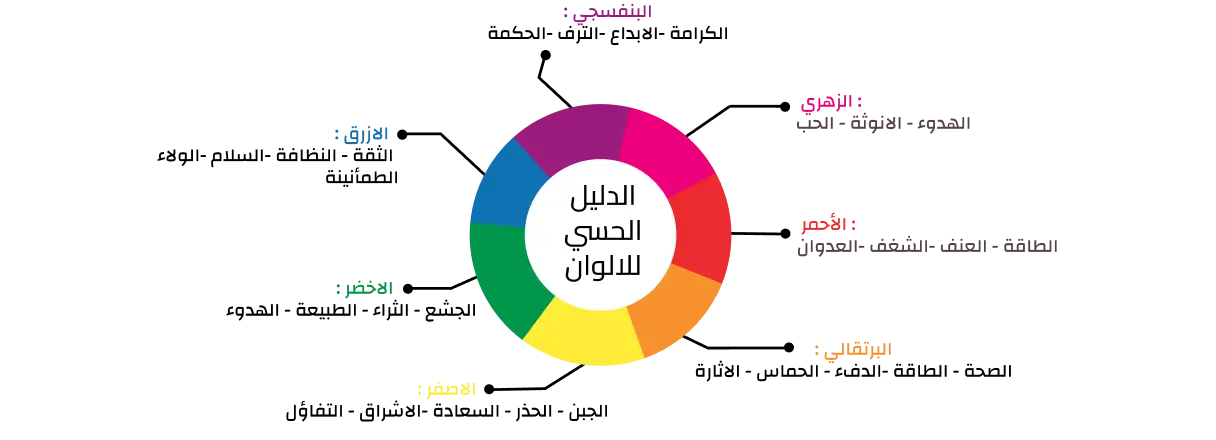 Color wheel infographic